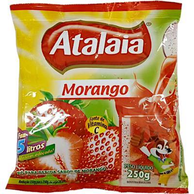 SUCO EM PÓ SABOR MORANGO ATALAIA 250G