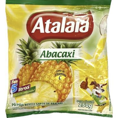SUCO EM PÓ SABOR ABACAXI ATALAIA 250G
