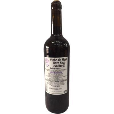 VINHO DE MESA TINTO SECO BORDÔ BELLA VISTA 750ML