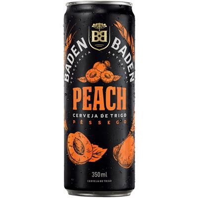 CERVEJA DE TRIGO PEACH BADEN BADEN 350ML