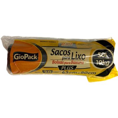 SACO PARA LIXO 50 LITROS 10KG GIOPACK 30UN
