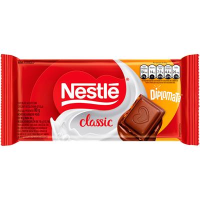 CHOCOLATE AO LEITE DIPLOMATA CLASSIC 80G