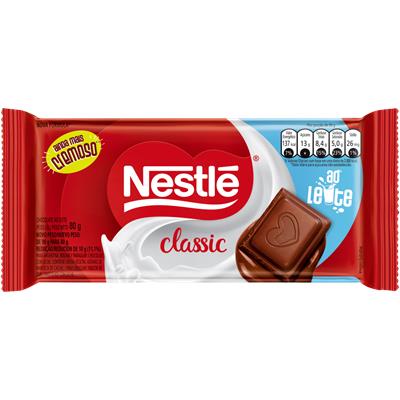 CHOCOLATE AO LEITE CLASSIC 80G