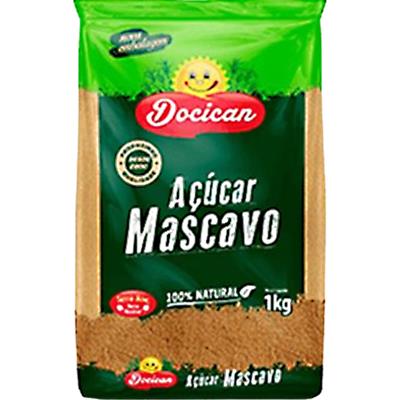 AÇÚCAR MASCAVO 100% NATURAL DOCICAN 1KG