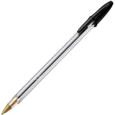 CANETA CRISTAL COR PRETA BIC 1UN