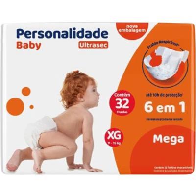 FRALDA DESCARTÁVEL XG BABY PERSONALIDADE 32UN