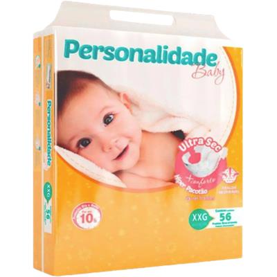 FRALDA DESCARTÁVEL XXG PERSONALIDADE BABY 56UN