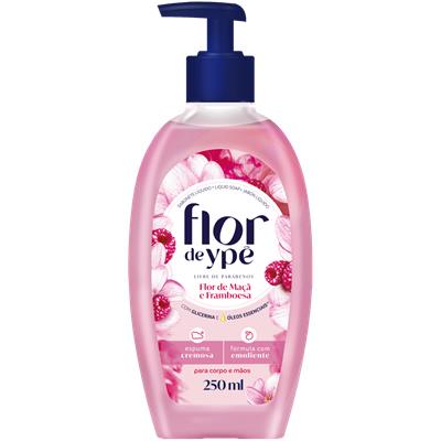 SABONETE LÍQUIDO FLOR FRAMBOESA FLOR DE YPÊ 250ML