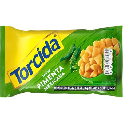 SALGADINHO SABOR PIMENTA MEXICANA TORCIDA JR. 38G