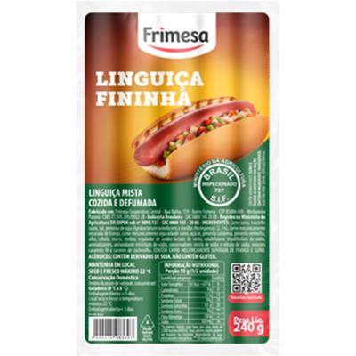 LINGUIÇA FININHA DEFUMADA FRIMESA 240G