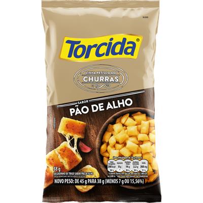 SALGADINHO DE TRIGO PÃO DE ALHO TORCIDA 38G