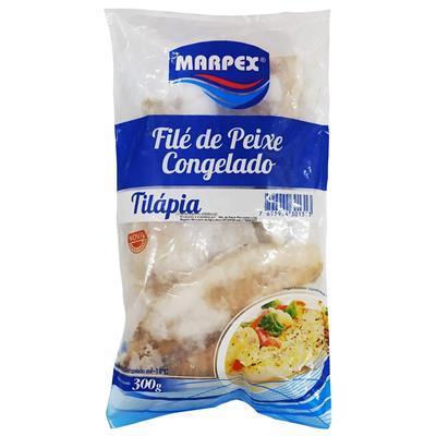 FILÉ DE PEIXE CONGELADO TILÁPIA MARPEX 300G