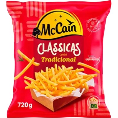 BATATA PALITO CONGELADA TRADICIONAL MCCAIN 720G