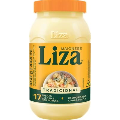MAIONESE TRADICIONAL LIZA 450G