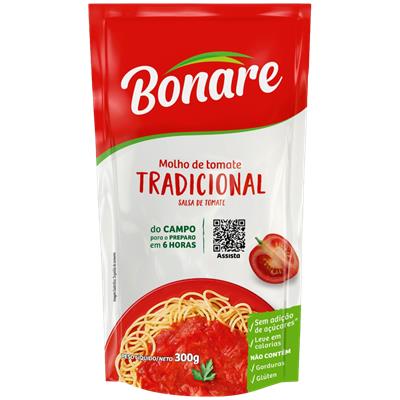 MOLHO DE TOMATE TRADICIONAL BONARE 300G