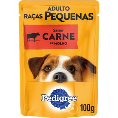 RAÇÃO ÚMIDA CÃES PEQUENOS CARNE PEDIGREE 100G