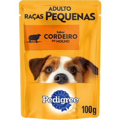 RAÇÃO ÚMIDA CÃES PEQUENOS CORDEIRO PEDIGREE 100G