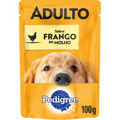 RAÇÃO ÚMIDA CÃES ADULTO FRANGO PEDIGREE 100G