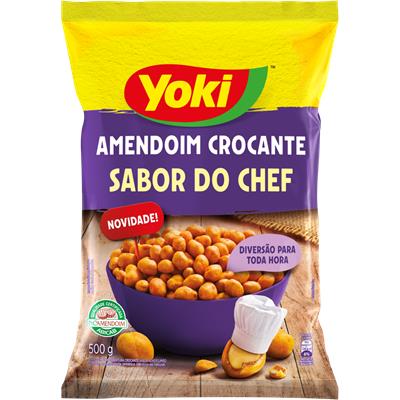AMENDOIM CROCANTE ALHO E LIMÃO YOKI 500G