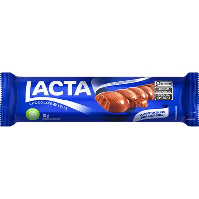 CHOCOLATE AO LEITE LACTA 34G - Dias Supermercados