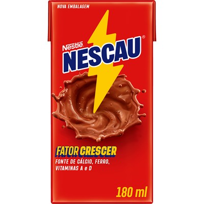 BEBIDA LÁCTEA SABOR CHOCOLATE NESCAU NESTLÉ 180ML