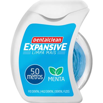 FIO DENTAL EXPANSIVE SABOR MENTA DENTALCLEAN 50M