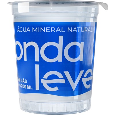 ÁGUA MINERAL NATURAL SEM GÁS ONDA LEVE 200ML