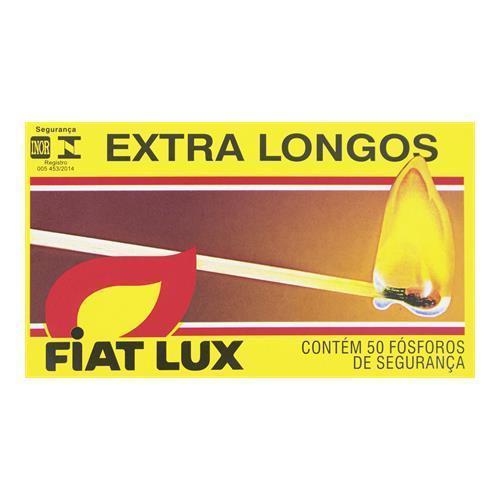FÓSFORO FIAT LUX EXTRA LONGOS CONTÉM 50UN