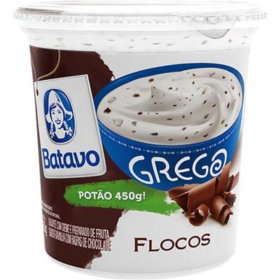 IOGURTE SABOR FLOCOS GREGO BATAVO 450G
