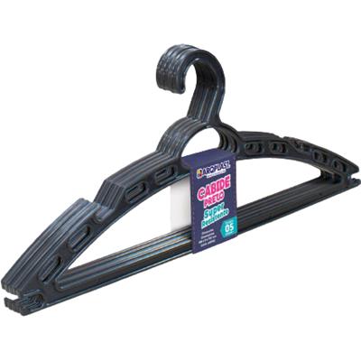 CABIDE PRETO PARA ROUPAS ARQPLAST 5UN