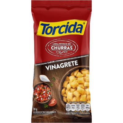 SALGADINHO SABOR VINAGRETE TORCIDA 38G
