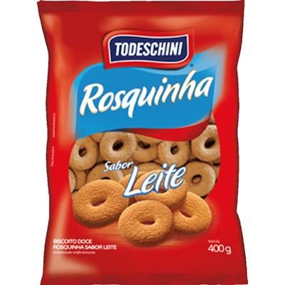 BISCOITO DOCE ROSQUINHA LEITE TODESCHINI 400G