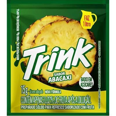 SUCO EM PÓ SABOR ABACAXI TRINK 15G