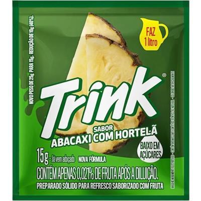 SUCO EM PÓ SABOR ABACAXI COM HORTELÃ TRINK 15G