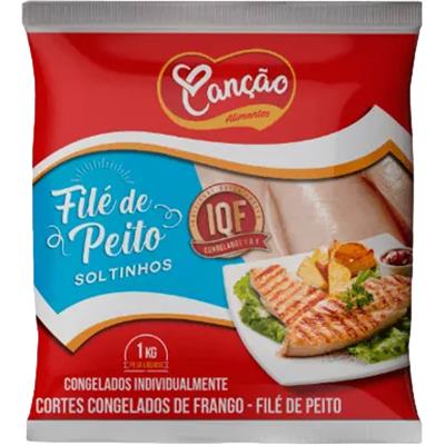 FILÉ DE PEITO SOLTINHOS CANÇÃO 1KG