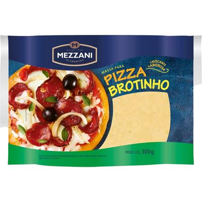 MASSA FRESCA PARA PIZZA BROTINHO MEZZANI 300G