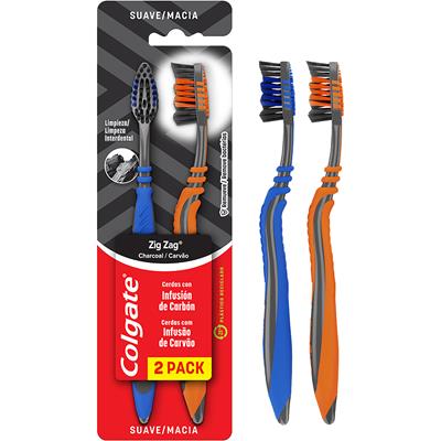 ESCOVA DENTAL MACIA INFUSÃO DE CARVÃO COLGATE 2UN