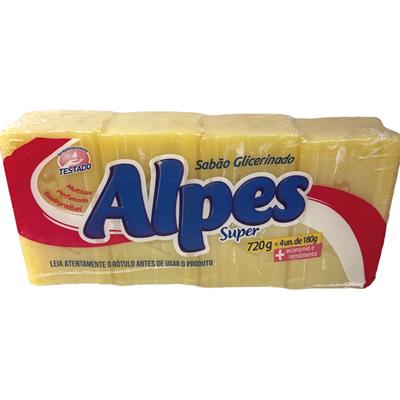 SABÃO EM BARRA SUPER ALPES 720G 4UN