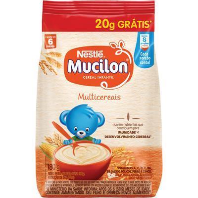 CEREAL INFANTIL MULTICEREAIS MUCILON 180G