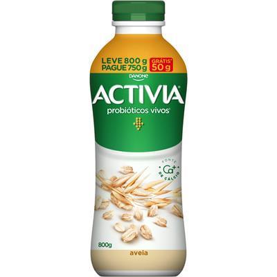 LEITE FERMENTADO DESNATADO AVEIA ACTIVIA 800G