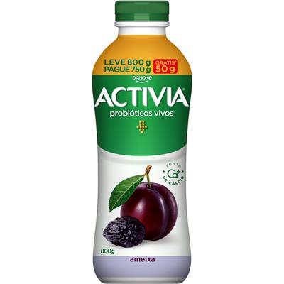LEITE FERMENTADO DESNATADO AMEIXA ACTIVIA 800G