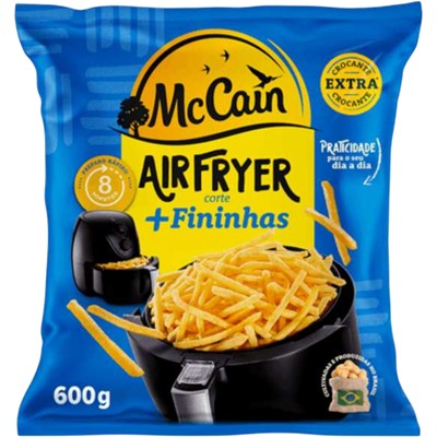 BATATA PRÉ-FRITA CONGELADA AIRFRYER MCCAIN 600G