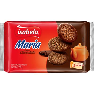 BISCOITO SABOR CHOCOLATE ISABELA 350G