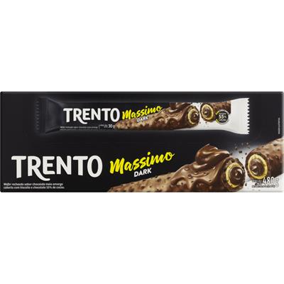 WAFER DARK MASSIMO TRENTO 480G 16UN
