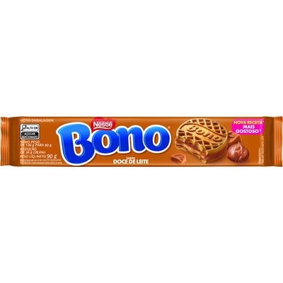 BISCOITO RECHEIO DOCE DE LEITE BONO 90G