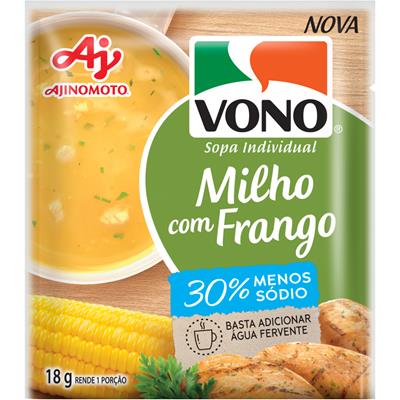 SOPA INDIVIDUAL MILHO COM FRANGO VONO 18G