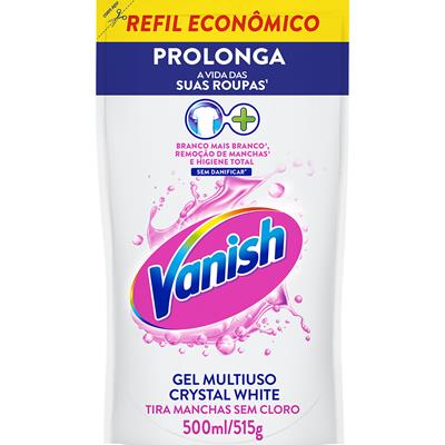 TIRA-MANCHAS CRYSTAL WHITE VANISH 500ML