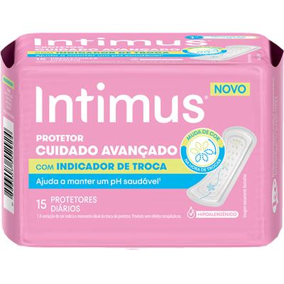 ABSORVENTE PROTETOR COM INDICADOR INTIMUS 15UN