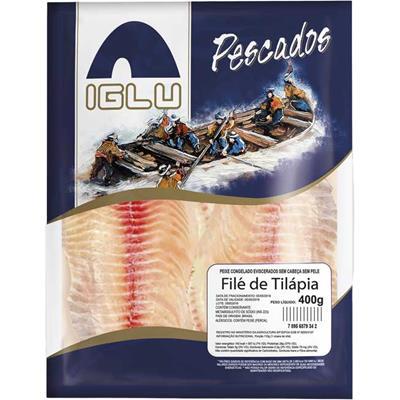 FILÉ DE TILÁPIA CONGELADO IGLU 400G