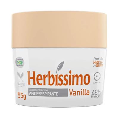 DESODORANTE ANTITRANSPIRANTE CREME HERBÍSSIMO 55G